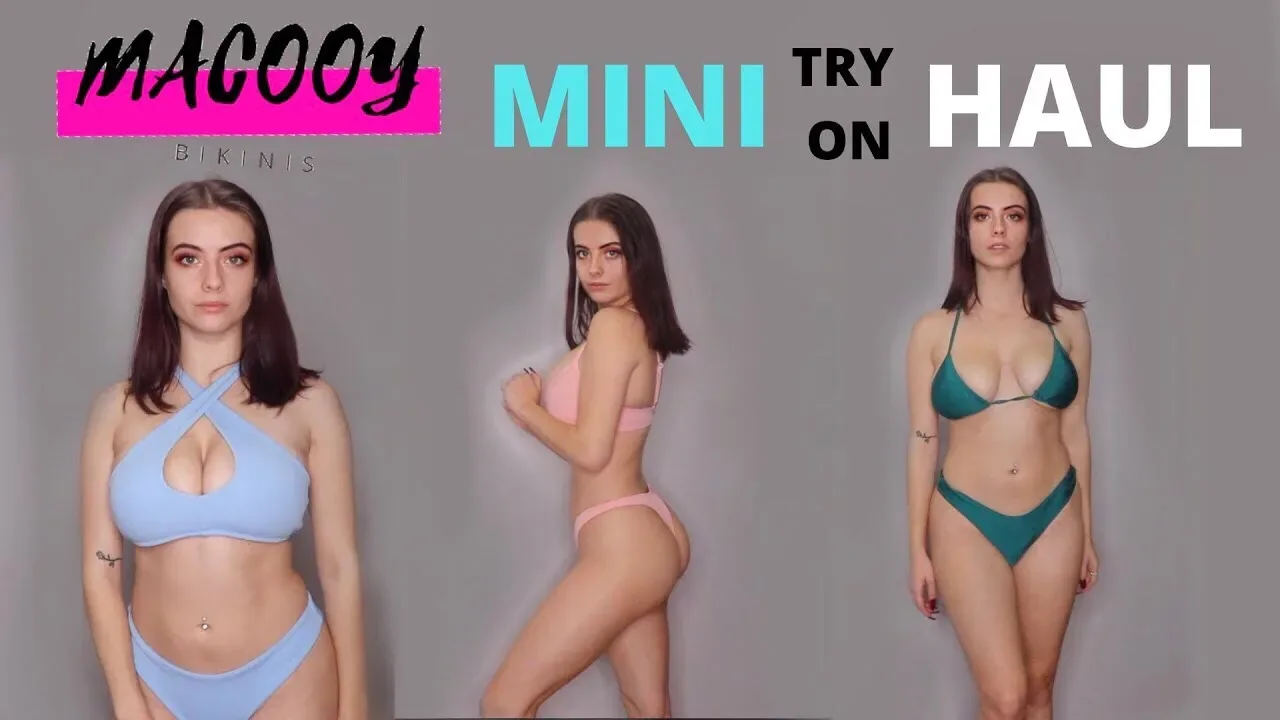 Julia Burch bikini try-on haul